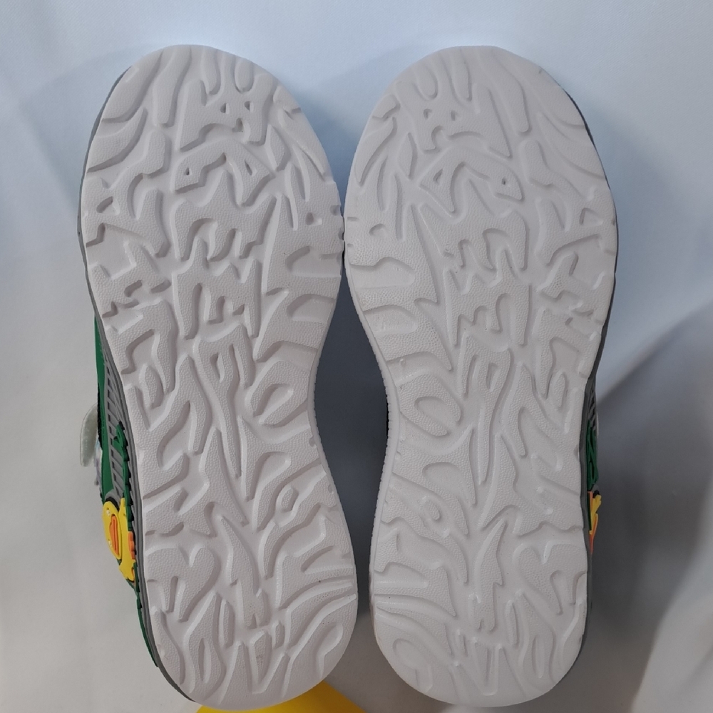 Kids' Holographic Sneakers with Green Accents - Picture 12 of 14
